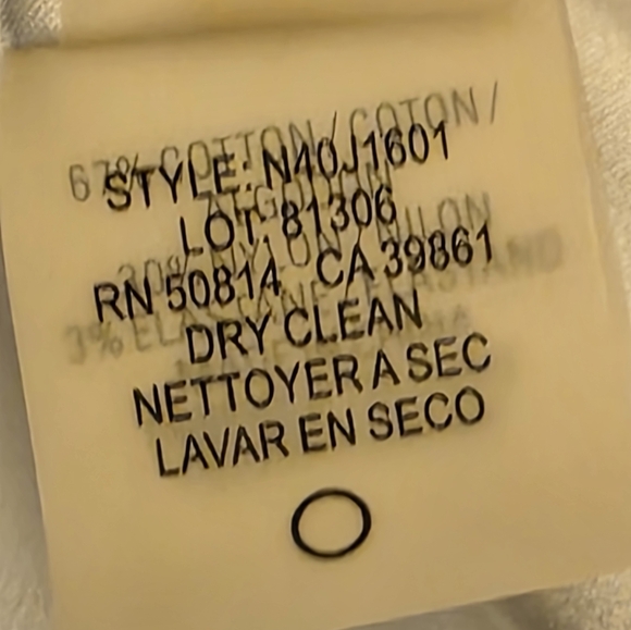 Elie Tahari White Sleeveless Dress W/ Watercolor Floral Print Fully Lined Size 6 - Picture 5 of 6